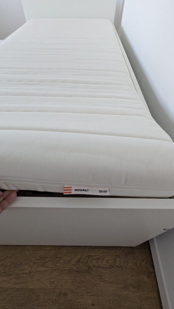 Cama SLÄKT com cama gavetão e 2 gavetas de arrumação