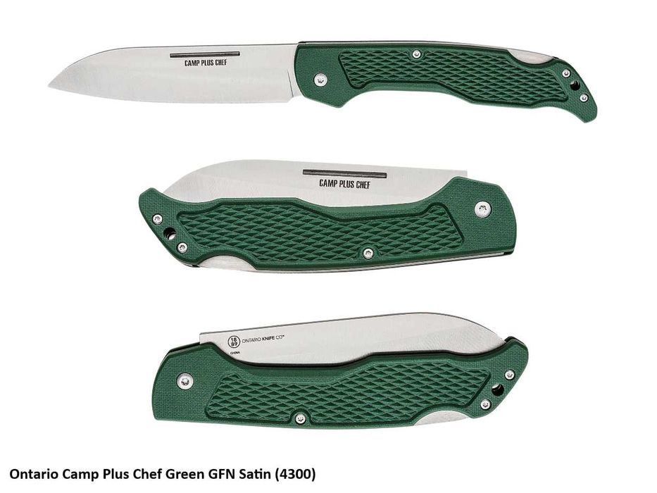 Ніж Ontario Camp Plus (EDC, Santoku, Chef)