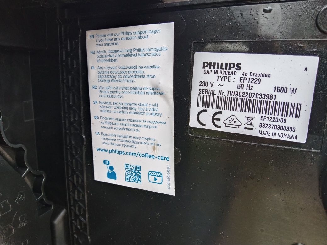 Ekspres ciśnieniowy do kawy Philips Latte Go EP1220/00