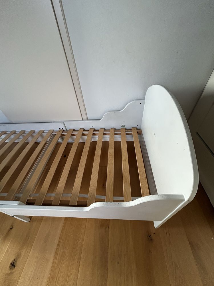 Ikea łóżko dzieciece rozuwane dwie długości