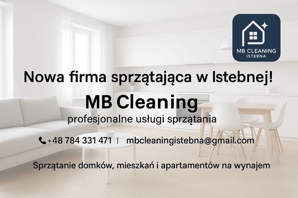 Sprzątanie mieszkań i domków na wynajem