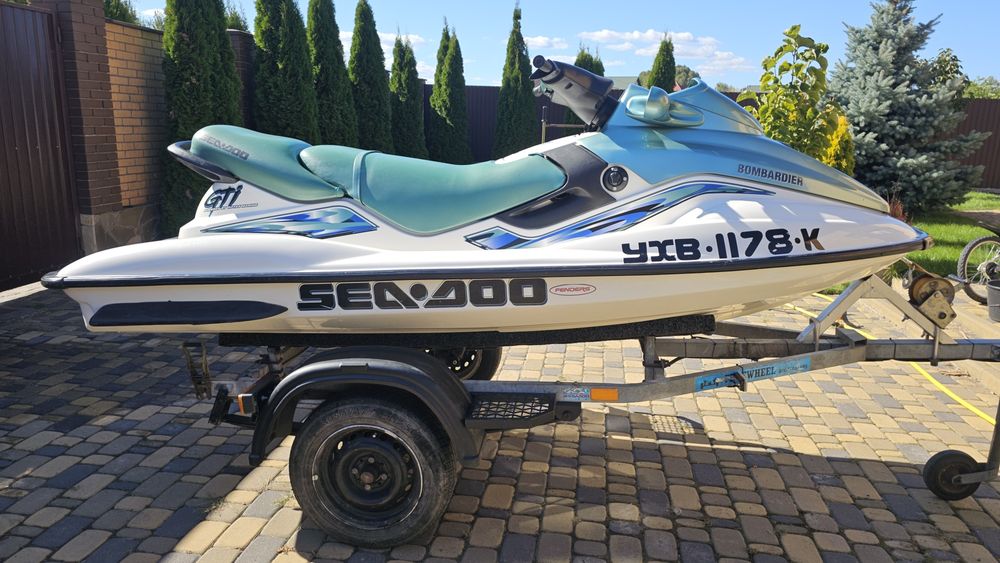 Гідроцикл BRP SEA DOO GTI на 717, відмінний стан, документи, лафет