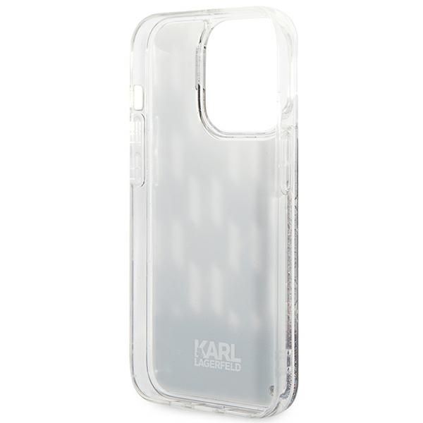 Etui Karl Lagerfeld iPhone 14 Pro 6,1" Liquid Glitter Monogram