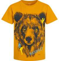 T-shirt Koszulka chłopięca 116 Bawełna pomarańcz Niedźwiedź Endo
