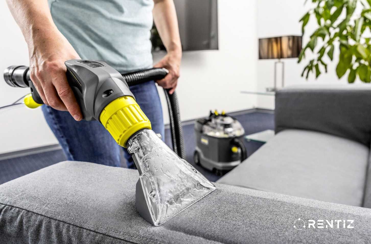 Odkurzacz piorący KARCHER PUZZI10/1 + Proszek - wynajem, wypożyczalnia