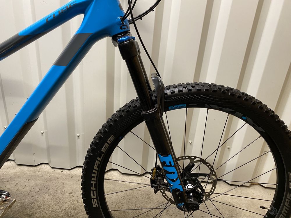 Двухподвісний Карбоновий 140mm  Cube Stereo Race