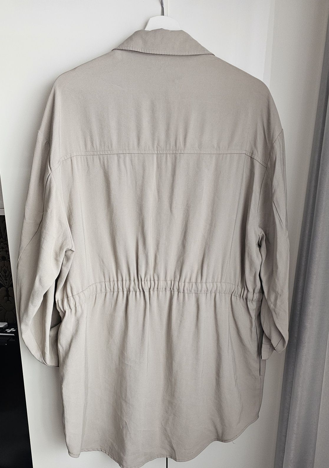 03 Zara Kurtka narzutka koszula khaki r.XL