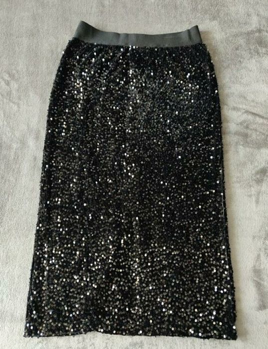 Спідниця міді в паєтки