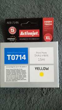 ActiveJet, Tusz do Epson AEB-714N (T0714) yellow żółty nowy