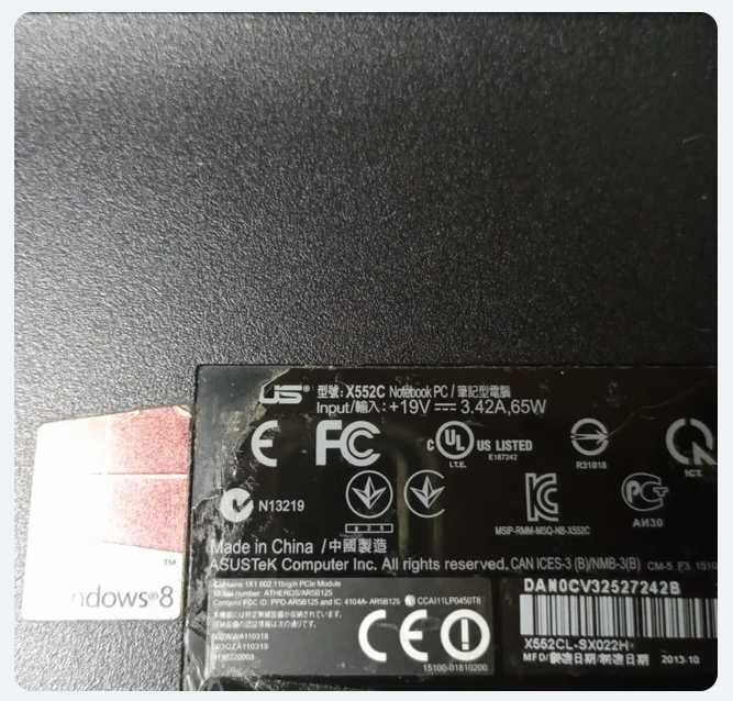 Asus X550CL i3 - Portátil Preto