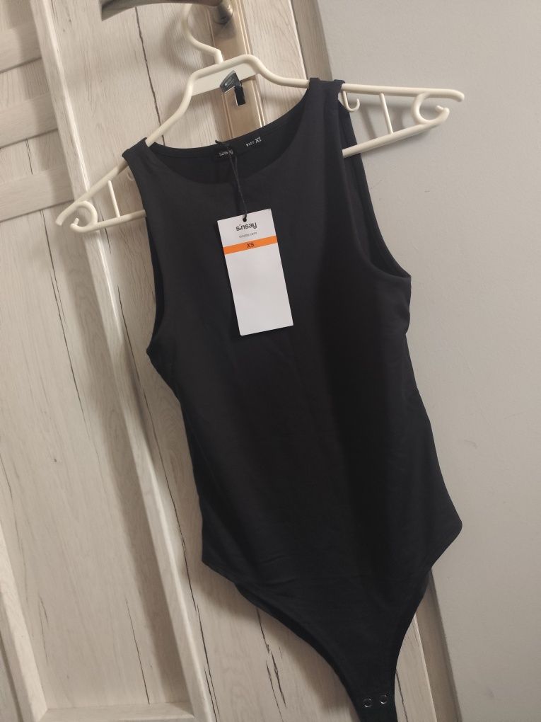 Body czarne damskie rozmiar XS