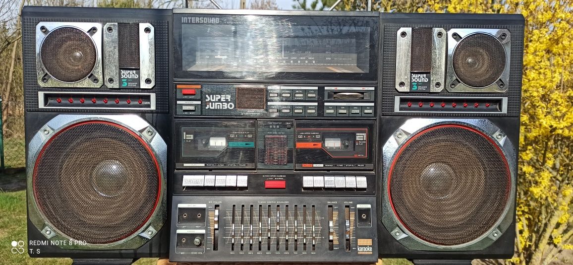 INTERSOUND  Super Jumbo J-747S Ghetto Blaster