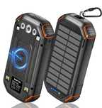 WASTDE Bezprzewodowy powerbank solarny 26800 mAh