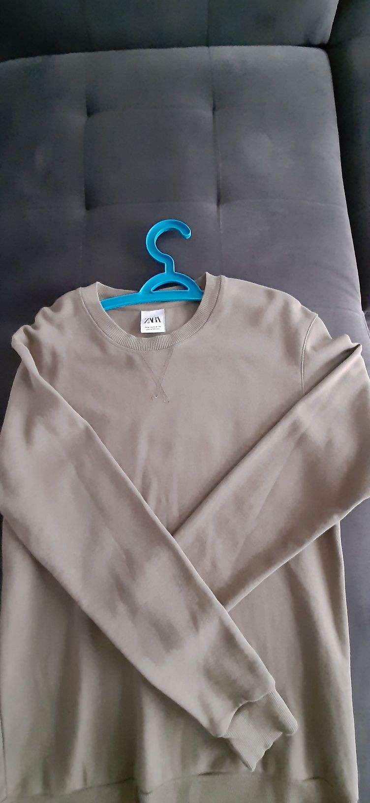 Bluza Zara rozmiar M, długa, oversize, kolor beżowy