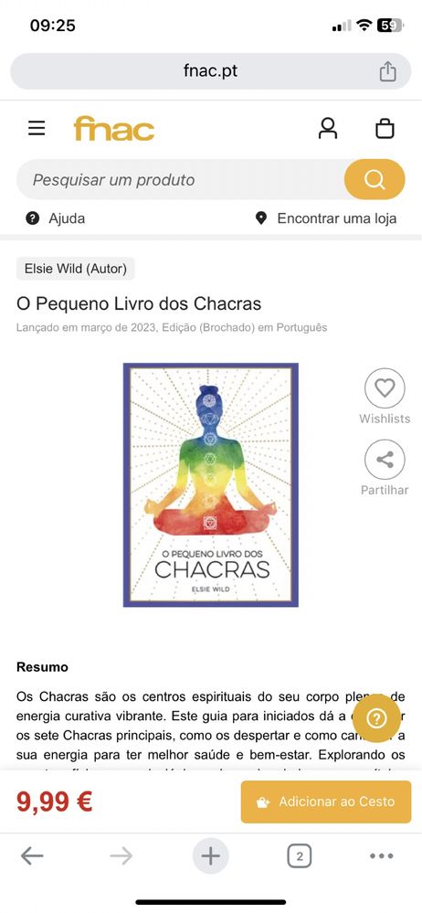 Livro novo- O pequeno livro dos chacras