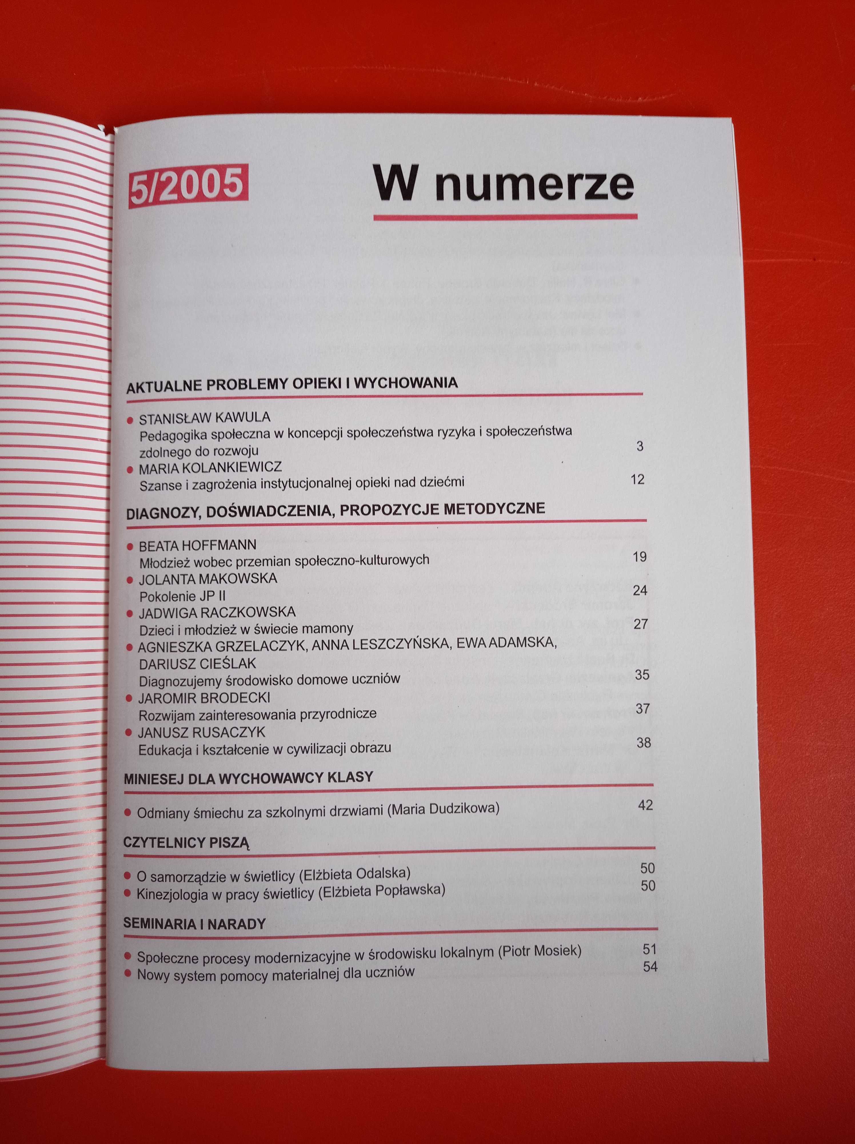 Problemy opiekuńczo-wychowawcze, nr 5/2005, maj 2005