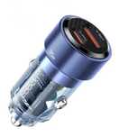 75W/4.5А. Автозарядка  Автомобильная зарядка Toocki  Type-C + USB