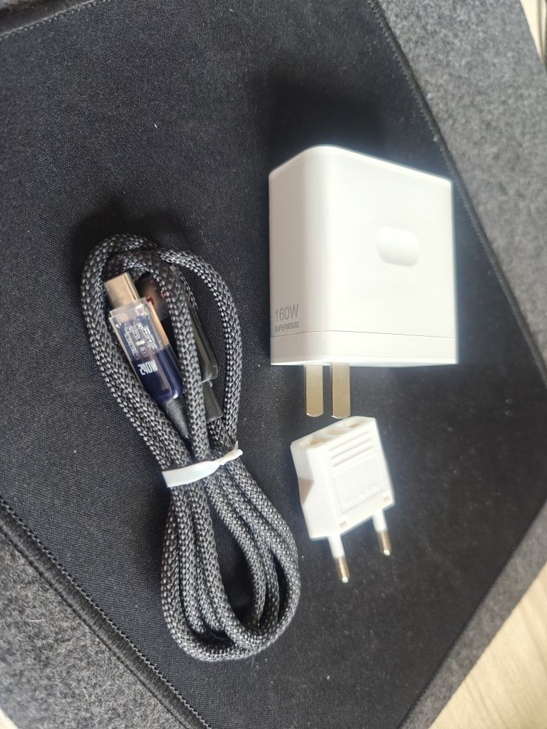 Ładowarka supervooc 160w adapter i przewodów 240w nowe