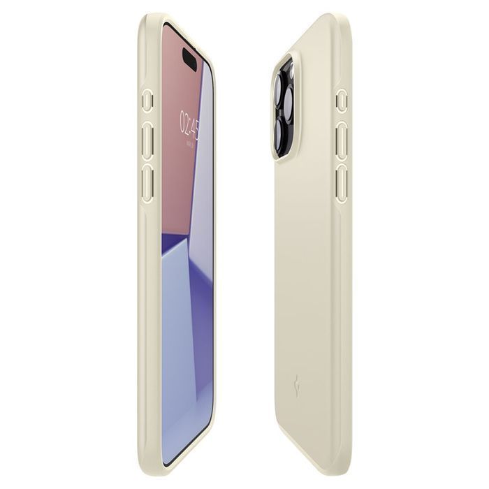 Etui Ochronne Spigen Thin Fit iPhone 15 Pro Max - Beżowy
