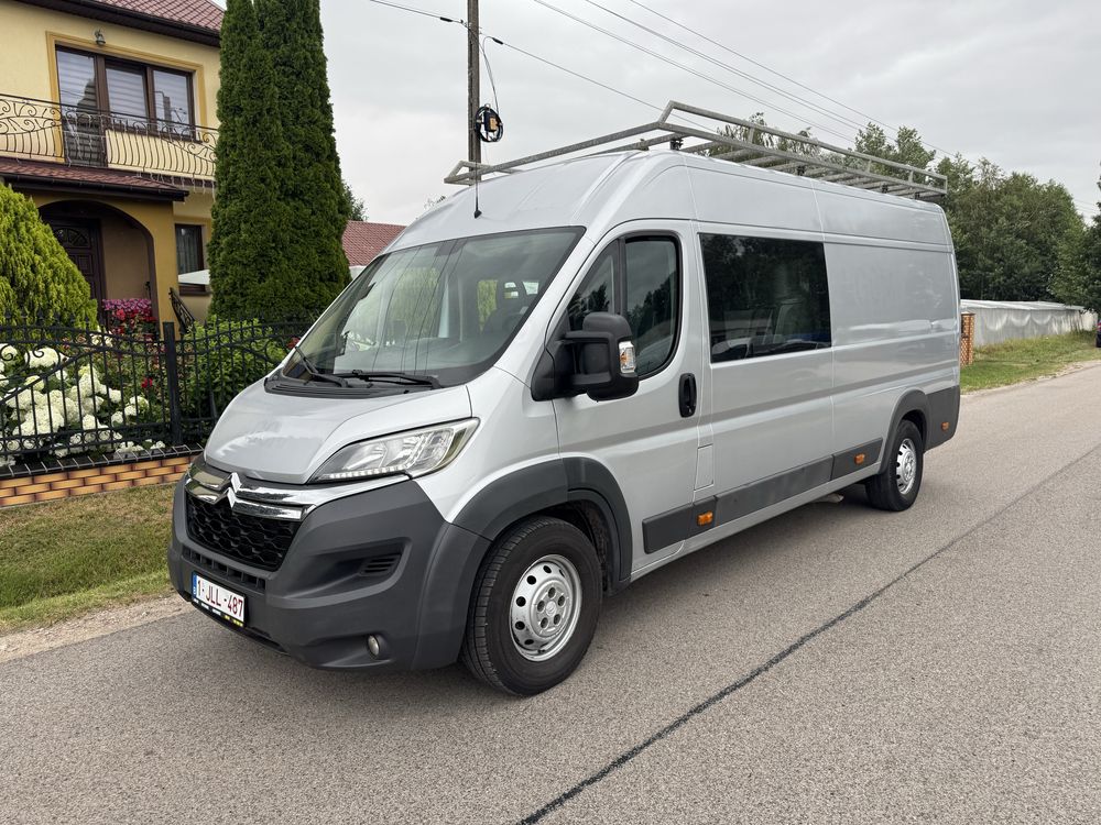 Citroen Jumper 2.2 128tys.km L4H2 Brygadówka 6 osobowy Boxer Ducato