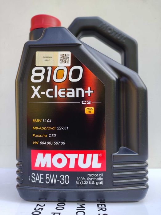 MOTUL 8100 X-Clean + 5W30 Моторное масло. Оригинал!
