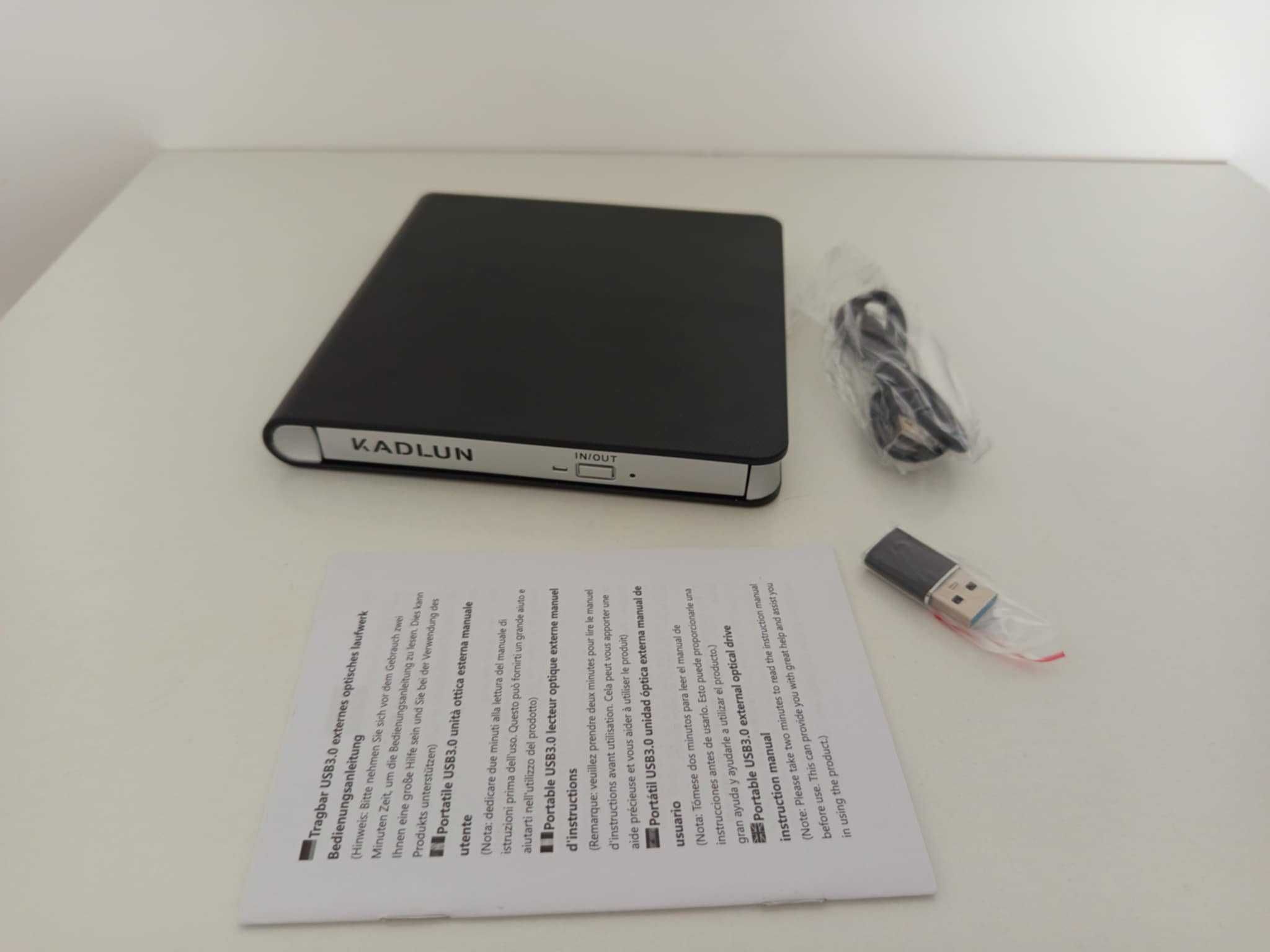 Nagrywarka CD (combo z DVD) zewnętrzna KADLUN SY-910