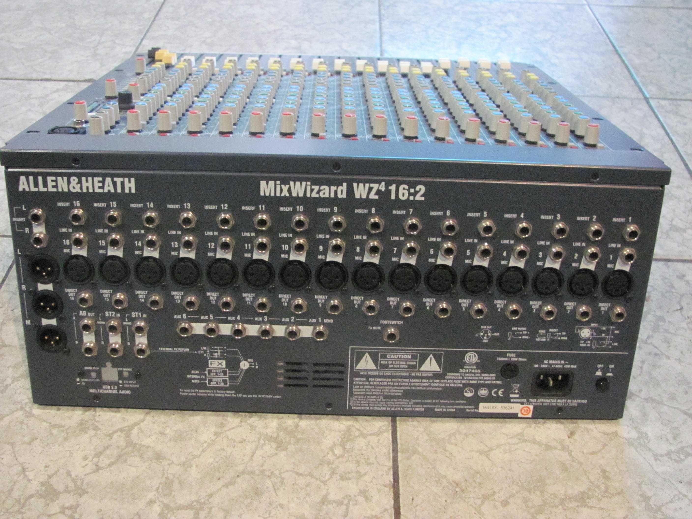Mikser analogowy Allen & Heath MixWizard WZ4 16:2