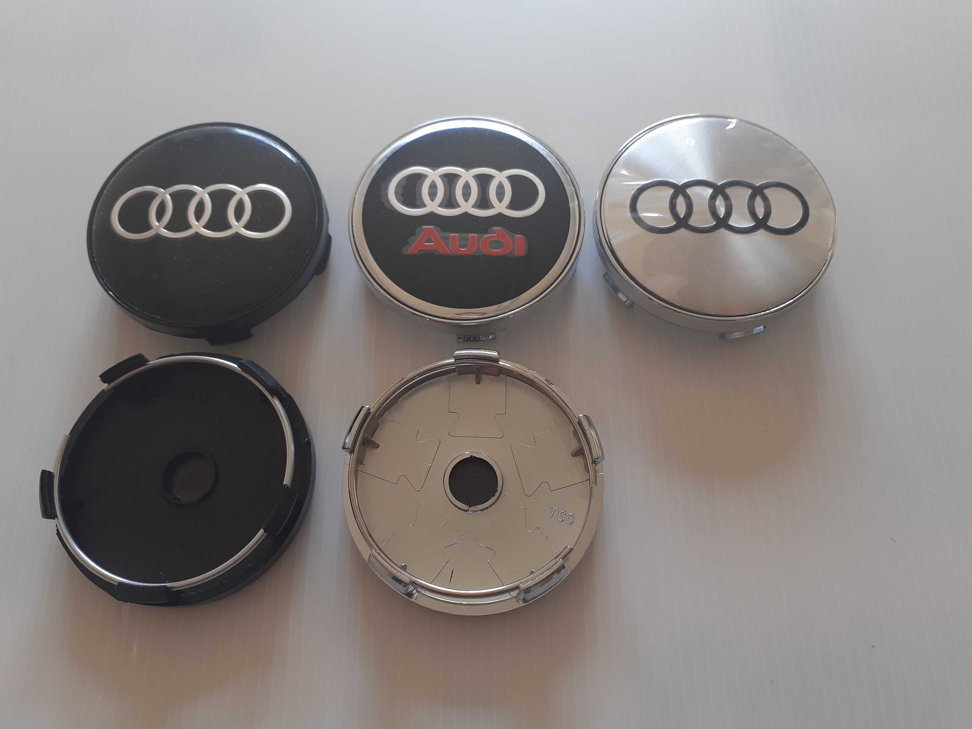 Centros/tampas de jante completos Audi