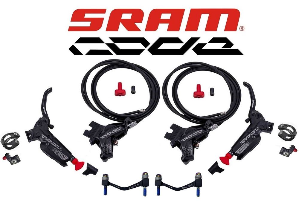 NOWE Sram Code R hamulce 4-tłoczkowe 200cm 2 * matchmaker 2 * adapter