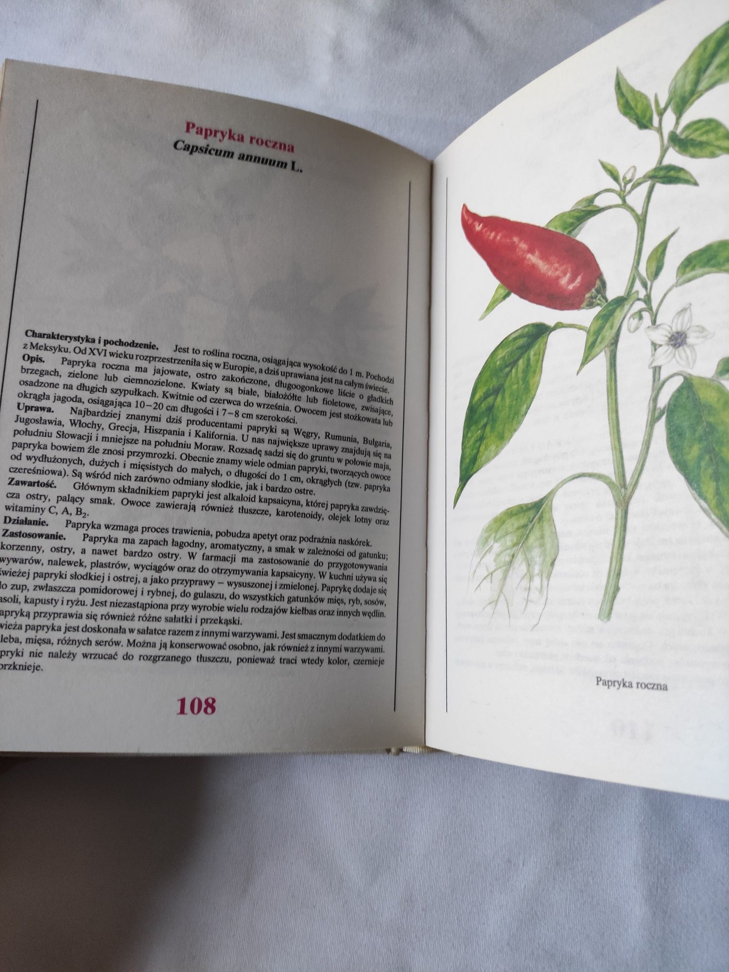 Rośliny źródłem przypraw Šedo Krejča  książka o roślinach  przyprawach