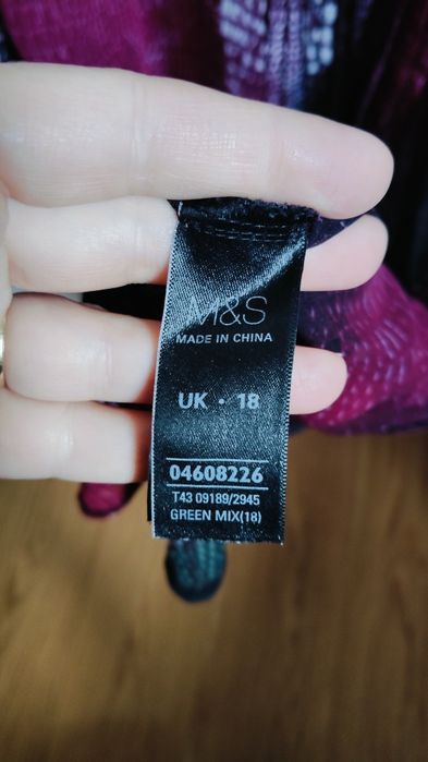 Zwiewna tunika jesienne kolory m&s