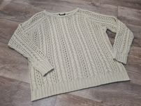 Top Secret sweter ażurowy warkocz r. 42