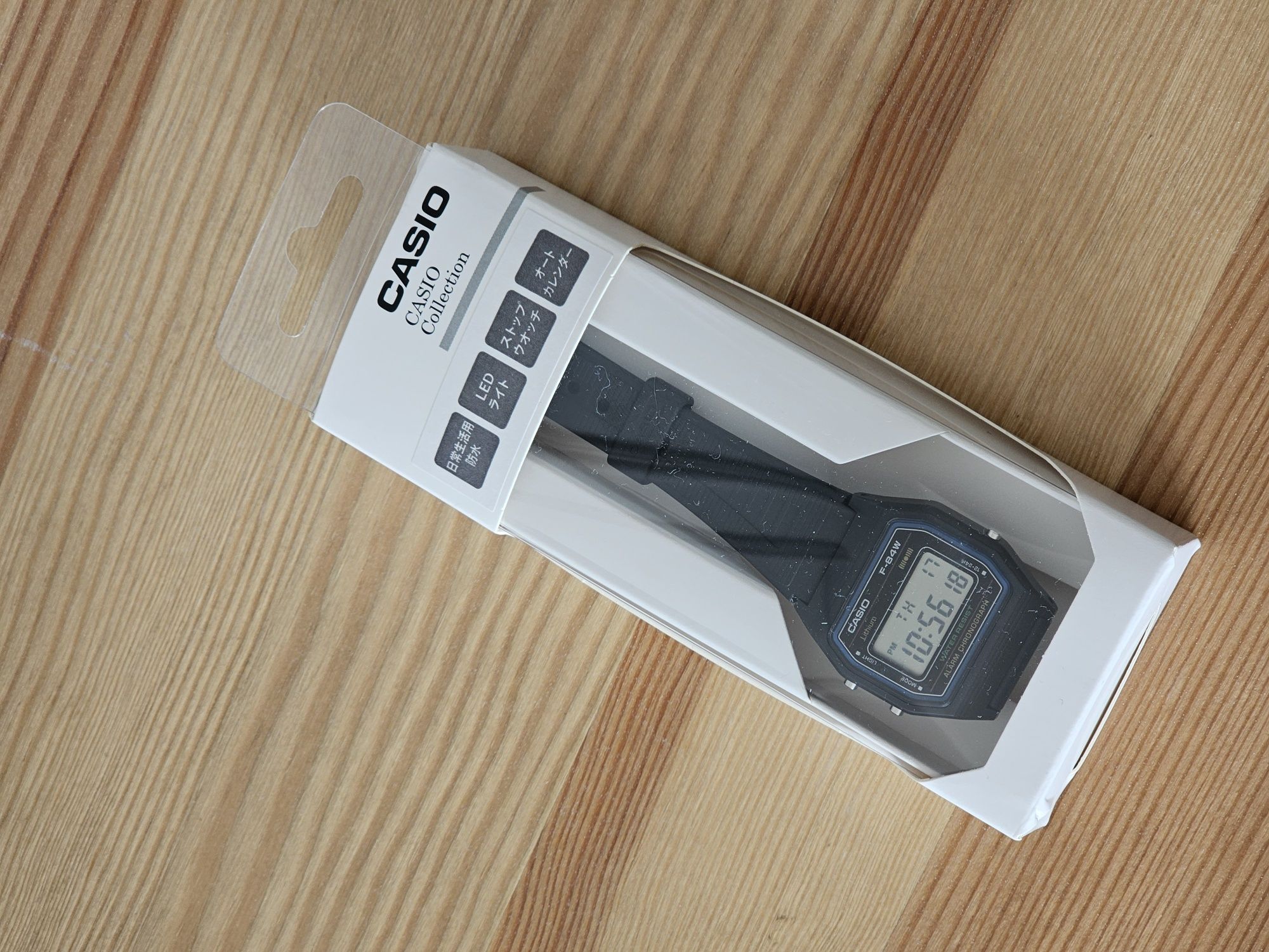Zegarek CASIO F-84W, unikat z Japonii, nowy