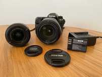 Pentax K-5 dwa obiektywy dwa akumulatory