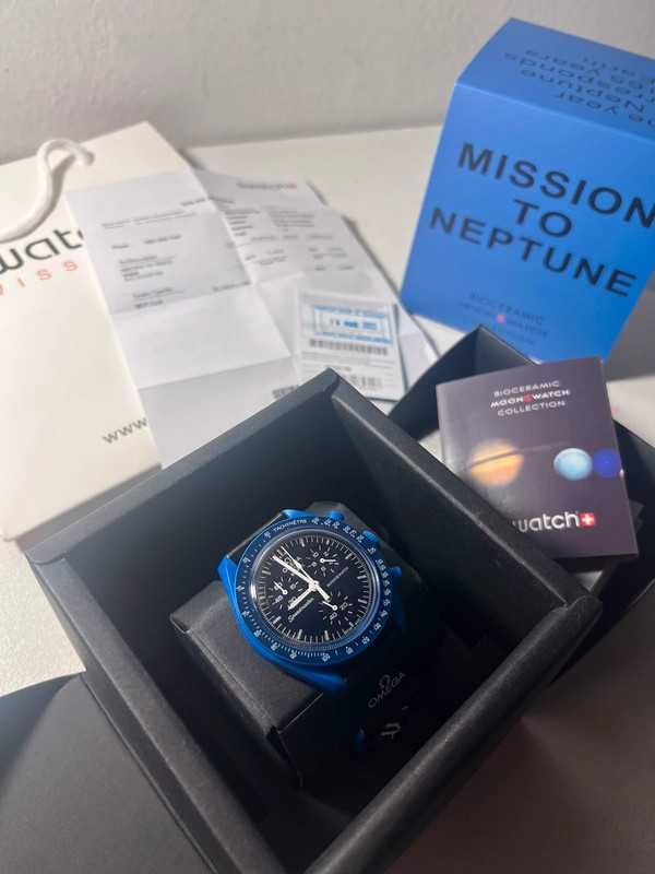 Omega x Swatch Neptune SO33N100 Ekskluzywny Model PL