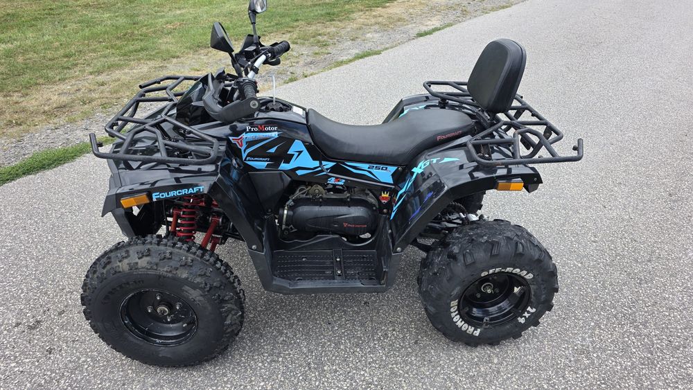 Quad 250 Fourcraft XXl Hak Niski przebieg bashan Quad 125 ATV Quad 250