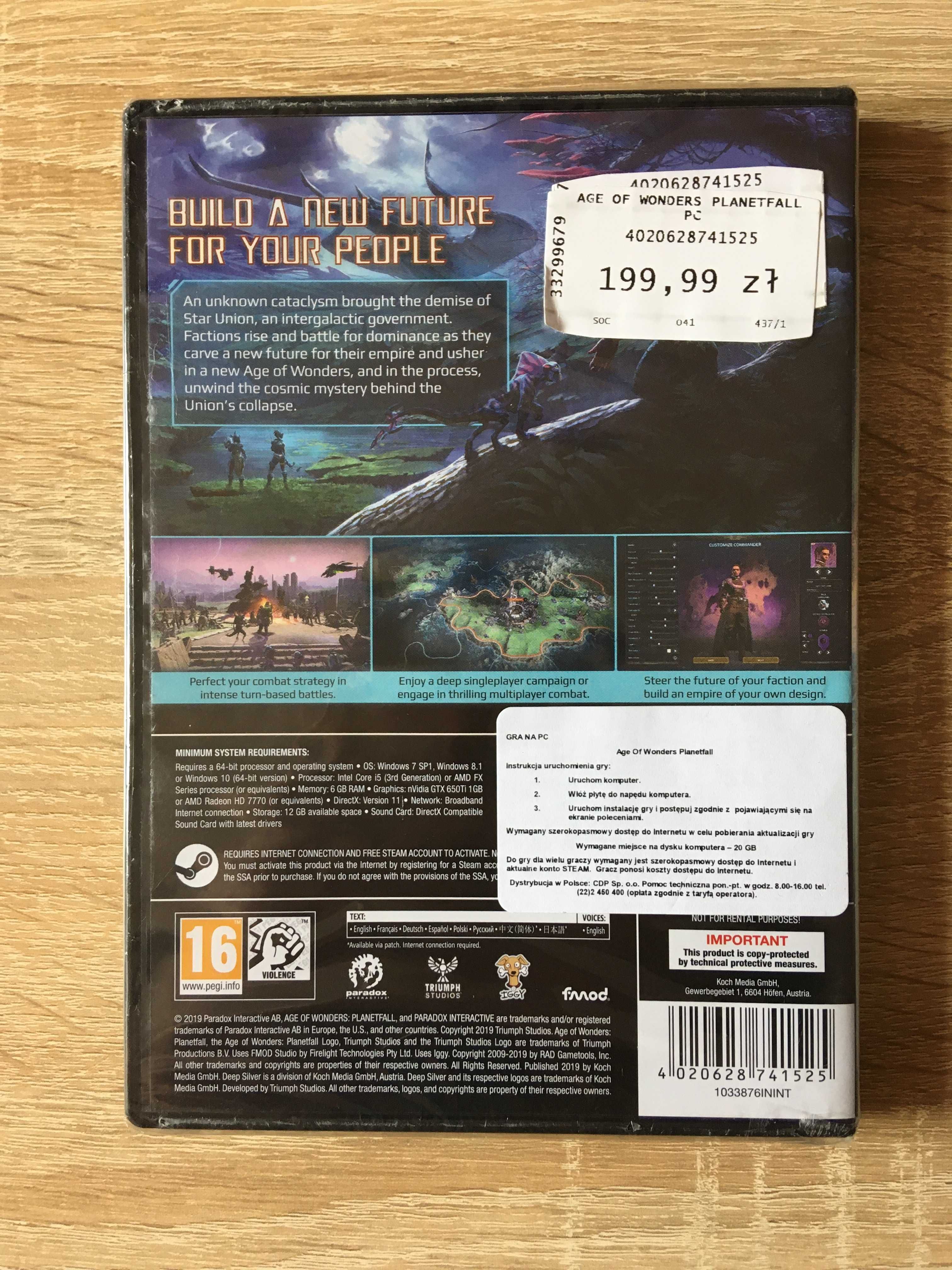 Age of Wonders: Planetfall - Day One Edition - PC - PL - NOWA, FOLIA