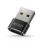 Adapter Tech-Protect UltraBoost Usb-a (męski) / Usb-c (żeński) - czarn