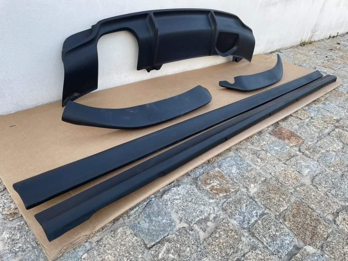 SPOILER DIFUSOR DE ESCAPE PALA ABA AUDI A1 RS1 S1 S-LINE SLINE novo