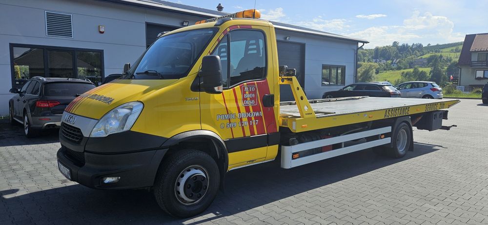 Iveco 70C17 Eukran laweta płyta hydrauliczna