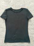 T-shirt bluzka czarna Sinsay rozmiar S rękawy z koronki