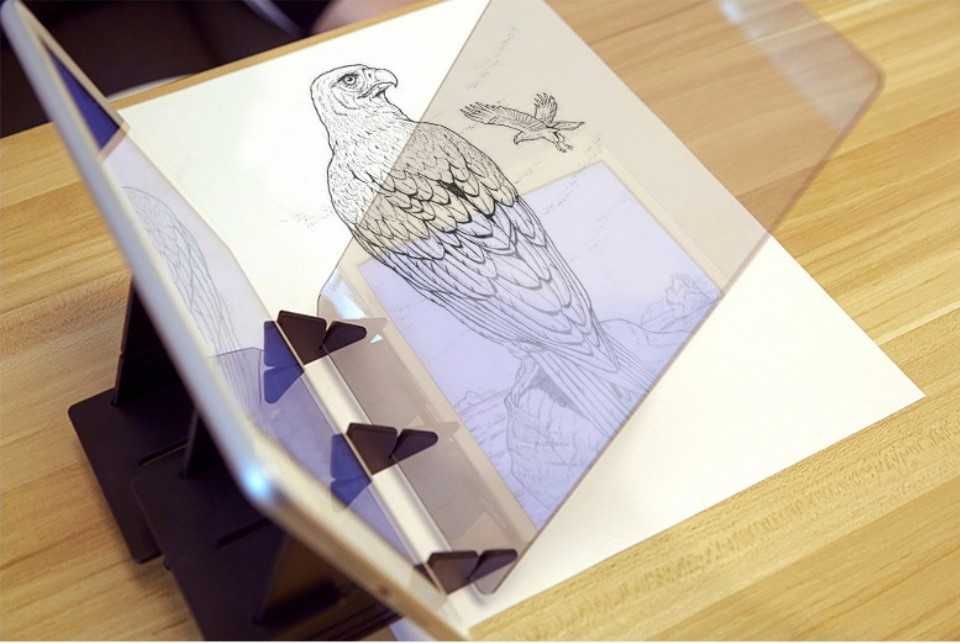 Портативна оптична дошка для малювання/Портативная оптическая доска