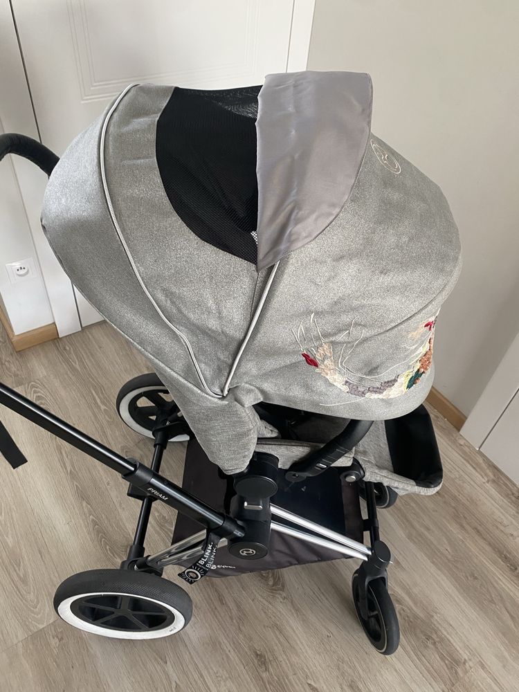 Wózek godnola spacerowy spacerówka 2w1 Cybex Priam Koi Crystalized