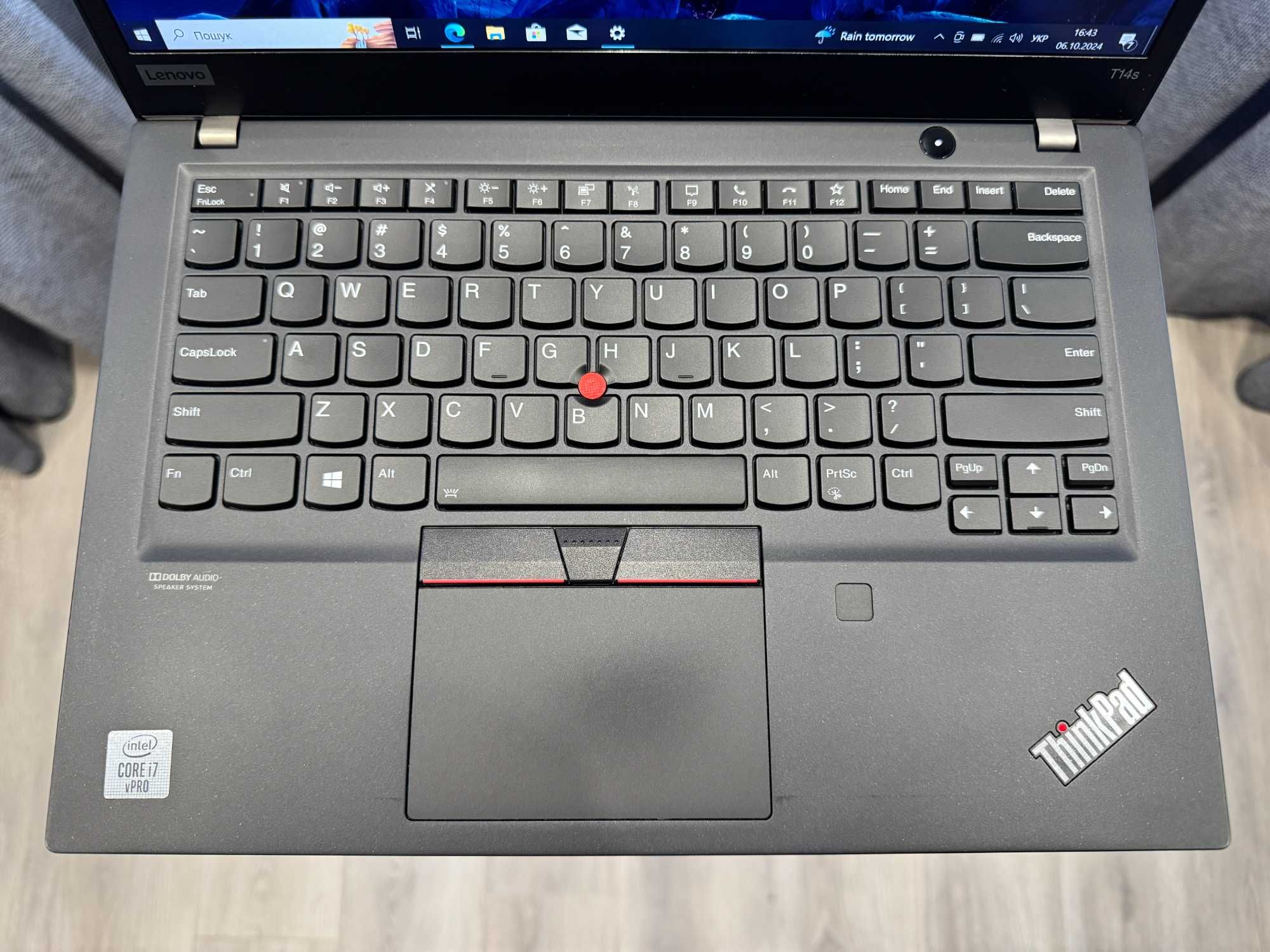 Ноутбук Lenovo ThinkPad T14s | i7-10610U | Ram-16 SSD-512 | FHD IPS