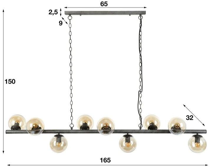 Lampa tower mioni nowa 165 cm