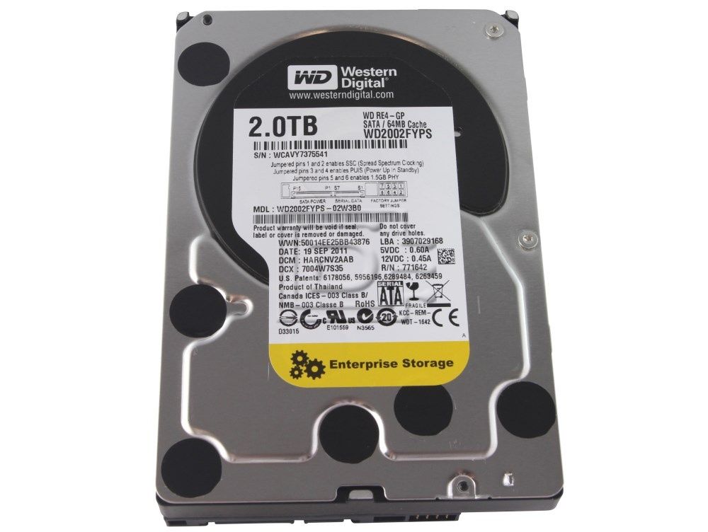 Disco HDD interno 3.5" 2Tb Western Digital