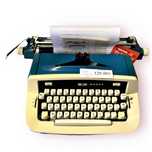 Maquina Escrever Messa 6000 c/Mala (Verde/Bege)