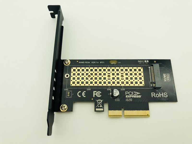 Adaptador Disco M.2 NVMe Para PCIE + Bracket