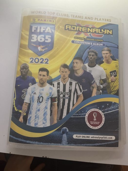 Album z kartami fifa 365 edycja 2022 BRAKUJE  TYLKO 13 kart