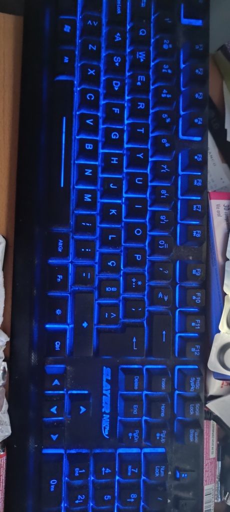 Teclado gaming rgb